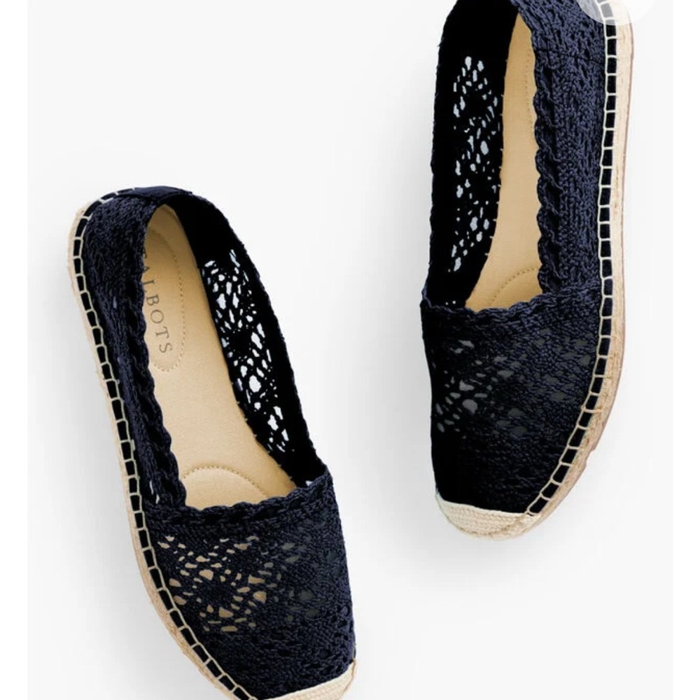 Brand new blue espadrilles by Talbot
